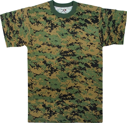 t-shirt digital camo